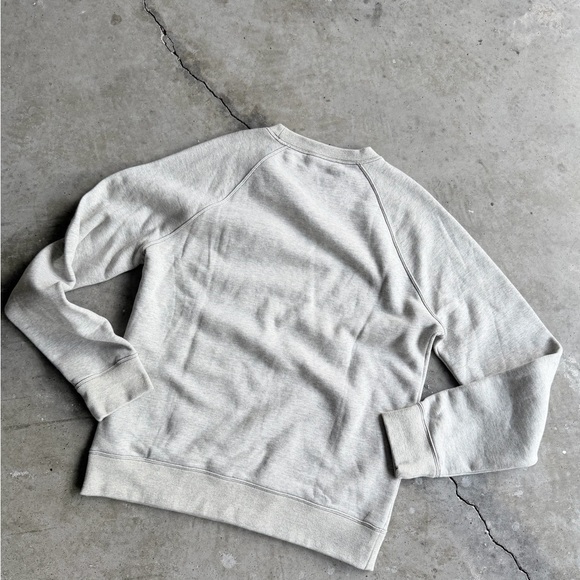 Louis Vuitton Cream Crewneck Sweatshirt with Small Chest Logo - Picture 5 of 8